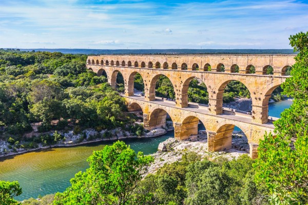 Nimes 17 Frankrijk Pont Gard vakantie Languedoc Provence Middellandse zee arena carree.jpg