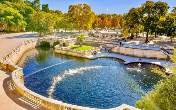 Nimes 10 Frankrijk Gard vakantie jardins fontaine Languedoc Provence Middellandse zee.jpg