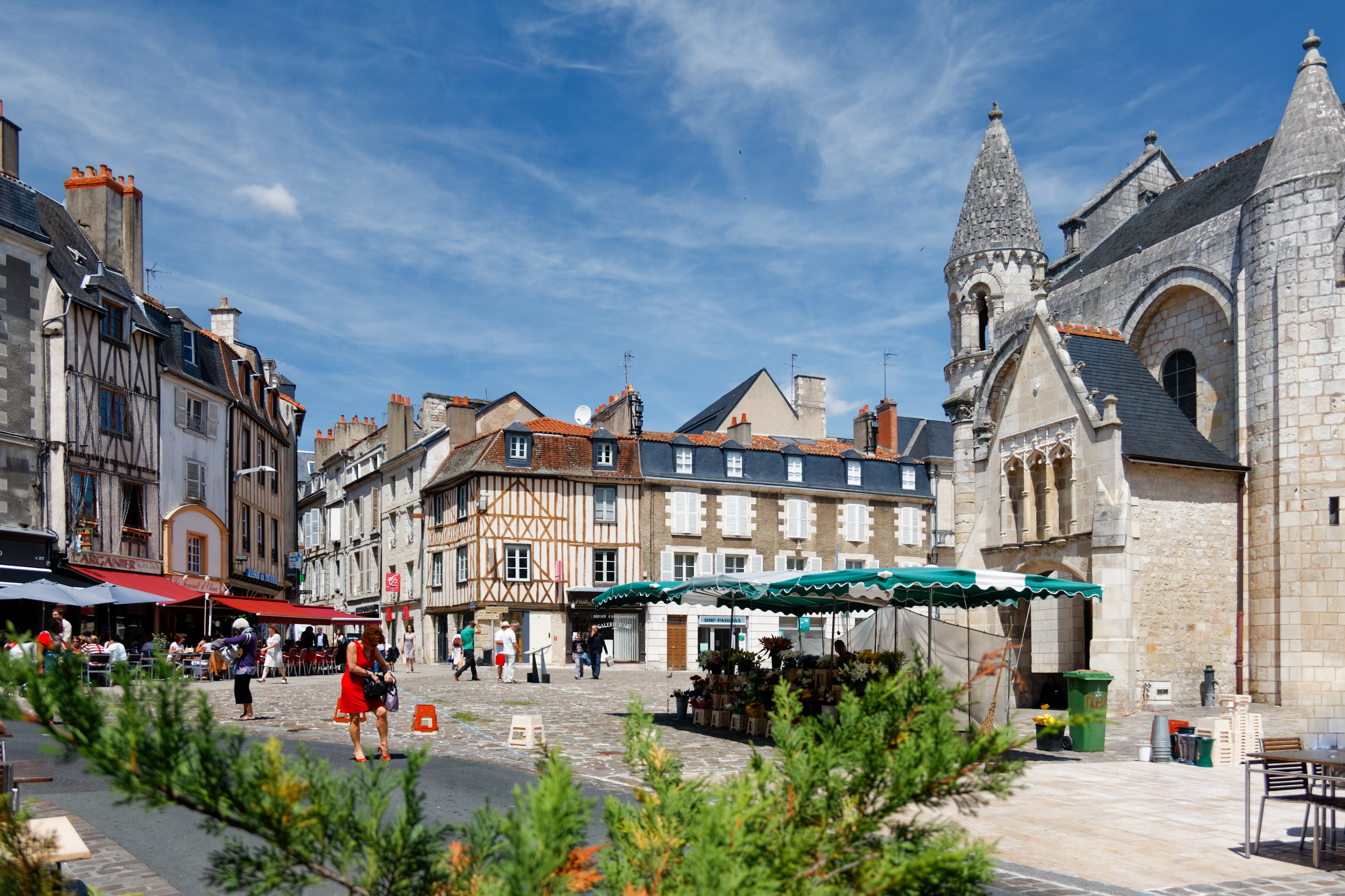 Poitiers in the Poitou - Charentes ...