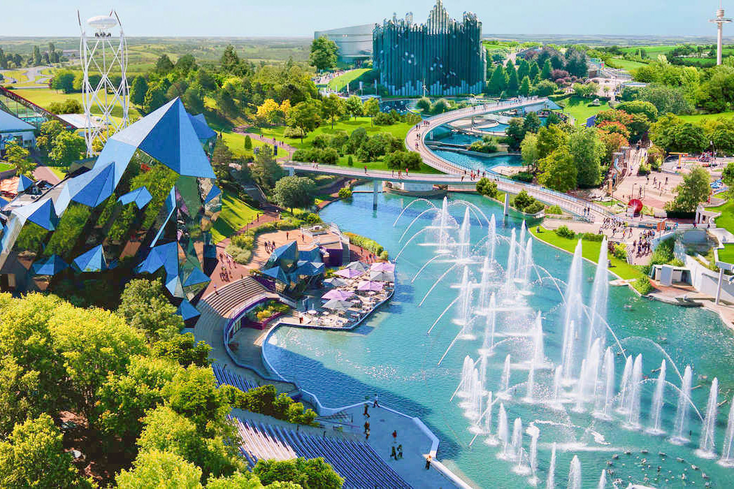 futuristic attraction park in Poitiers ...