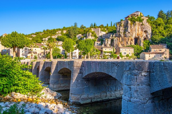 Ardèche 15 Labeaume  Frankrijk vakantie luxe villa gorges pont d'arc zwemmen wandelen.jpg