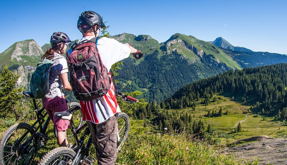 Fietsen 1 Portes du Soleil bergen Alpen vakantie ATB VTT Frankrijk1.jpg