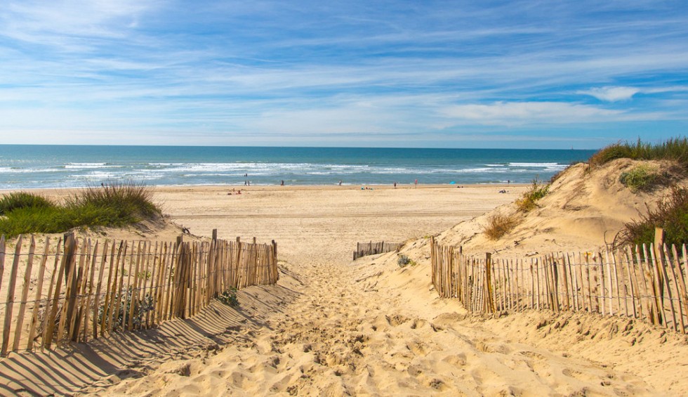 Badplaatsen 1 Gironde Landes Pyrenees atlantiques Frankrijk vakantie Salles luxe villa strand zee.jp