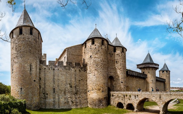 Cité van Carcassonne grootste burcht van Europa Francecomfort Vakantieparken
